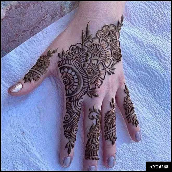 mehndi design arabic back hand