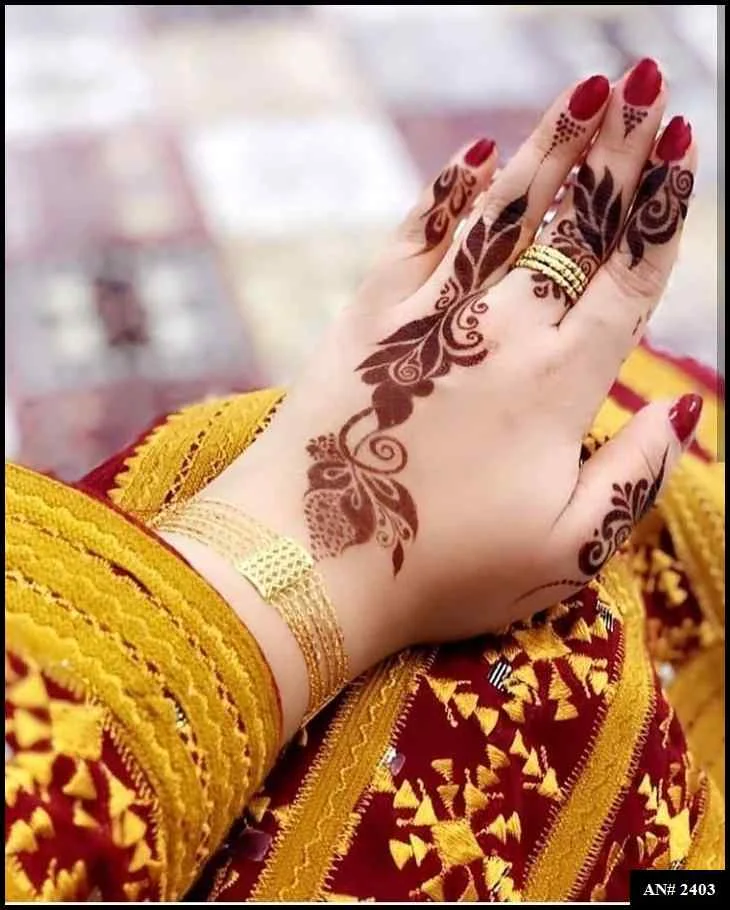 easy backhand mehndi designs
