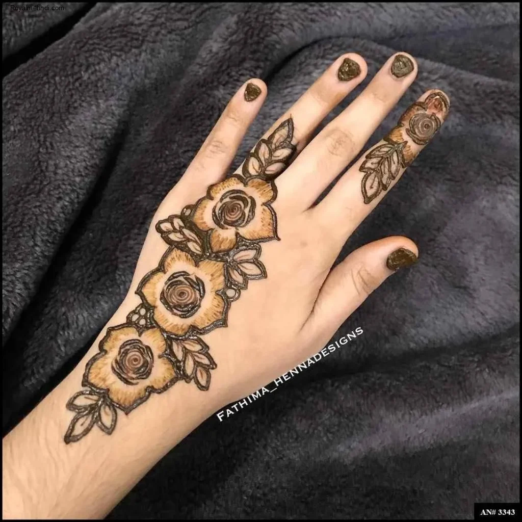 easy backhand mehndi designs