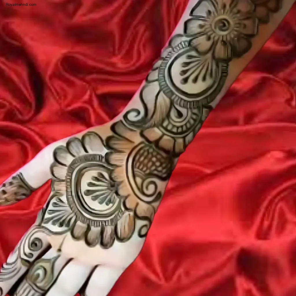 Stylish Full Hand Mehndi Designs