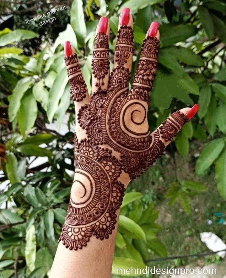 easy backhand mehndi designs