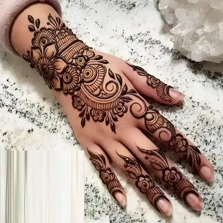 back side mehndi designs