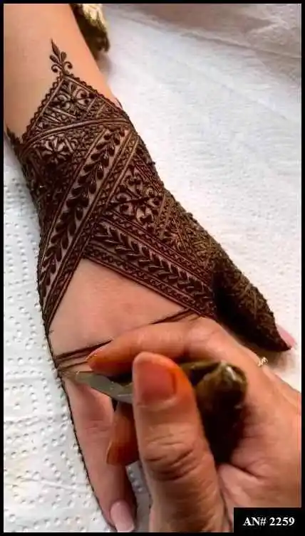 back side mehndi designs