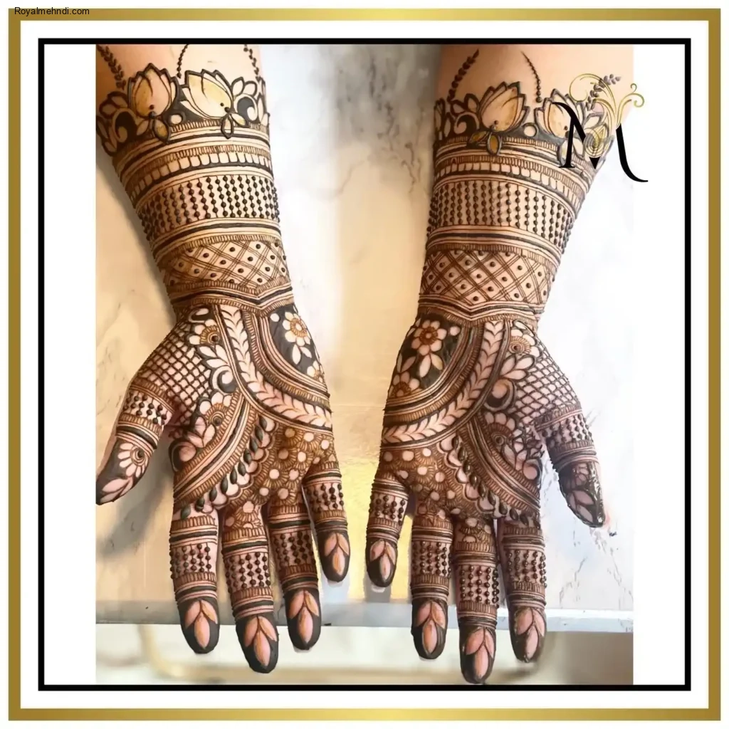 palm mehndi design