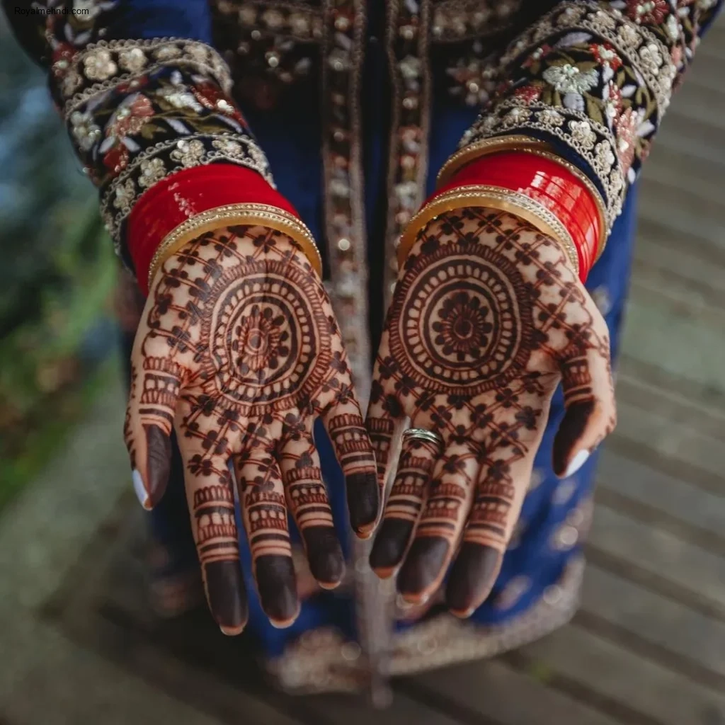 palm mehndi design
