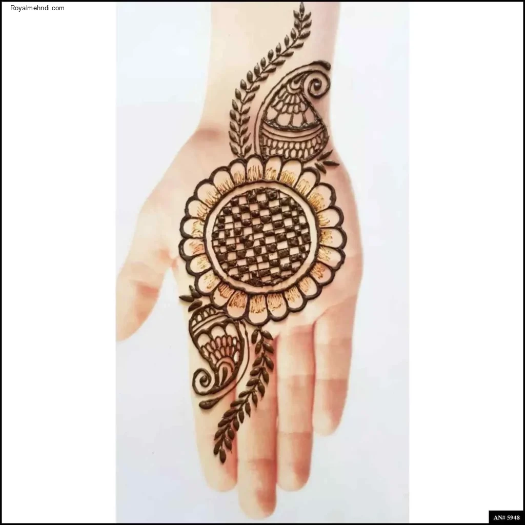 palm mehndi design