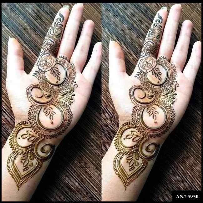 palm mehndi design