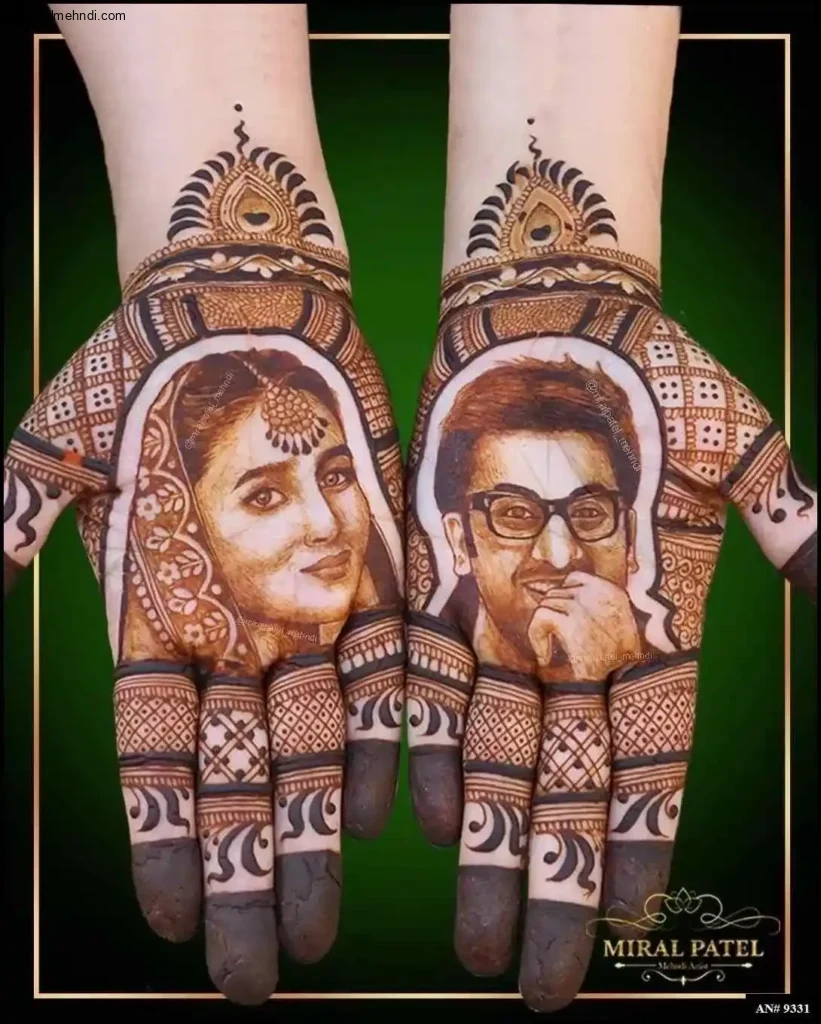 palm mehndi design