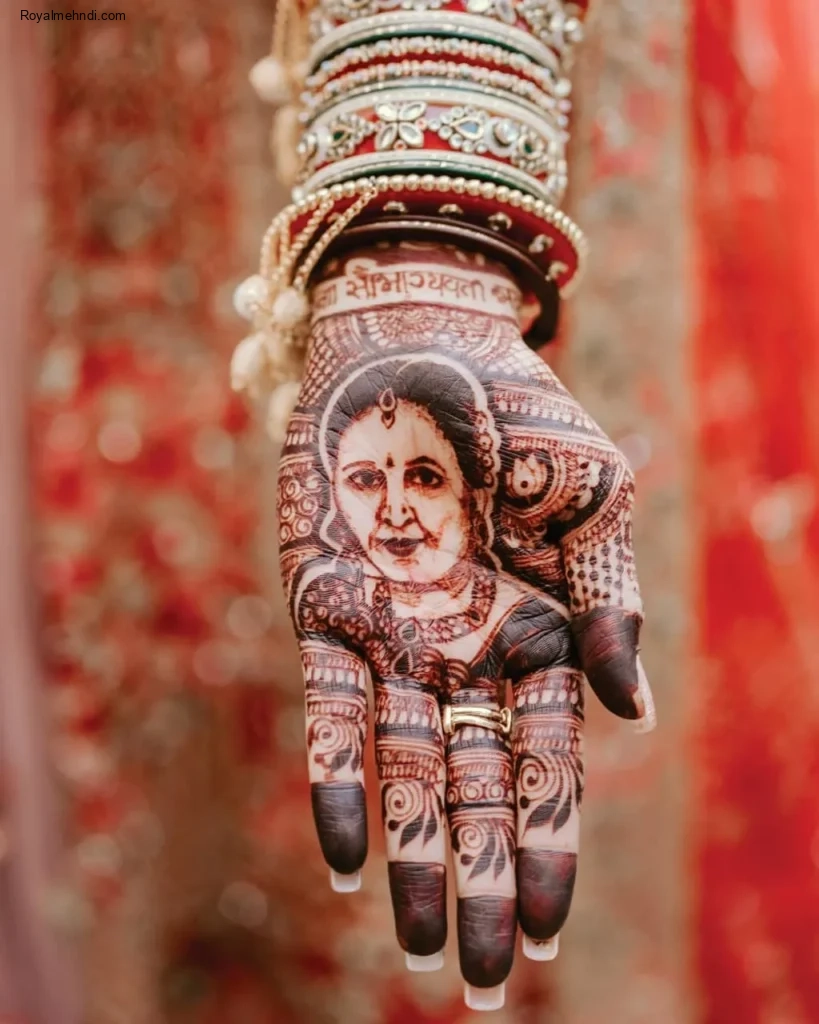 palm mehndi design