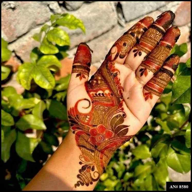 palm mehndi design