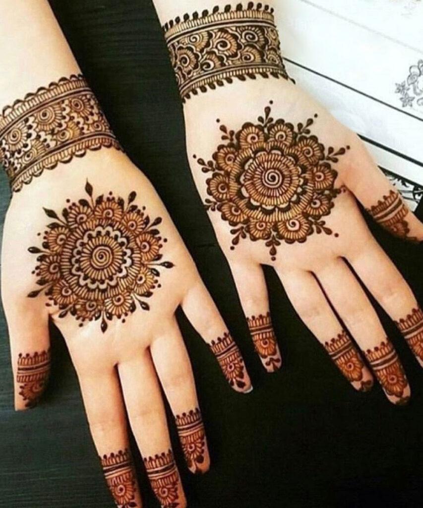 Easy Arabic Mehndi Design